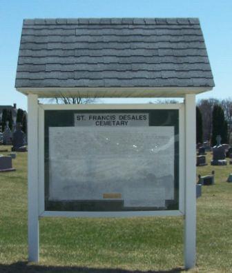 St Francis DeSales Cemetery - photo by Bill Waters